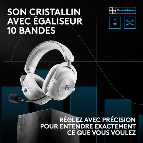 gaming circum aural sans fil et filaire Pro X3 Lightspeed pour PC PS4 et PS5 - vue 6