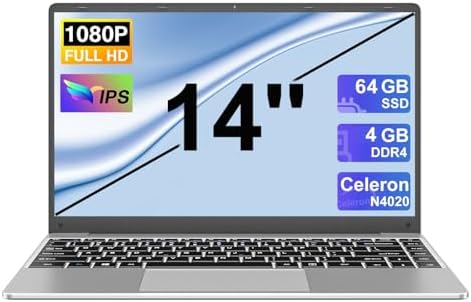 Ordenador Portátil Win 10 4GB RAM 64GB SSD Expansión SSD 1TB, Por...