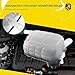 YHTAUTO Engine Coolant Recovery Overflow Reservoir Tank W/Pressurized Cap For 2013-2019 Chevrolet Trax (1.4L 1.8L) 2013-2019 Buick Encore (1.4L), Replace for # 95269001, 95380033