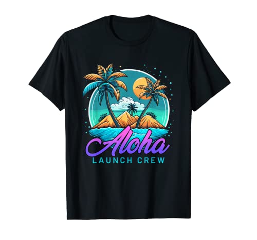 Aloha Blue Ocean Tropical Beach Island Honolulu Hawái 808 Camiseta