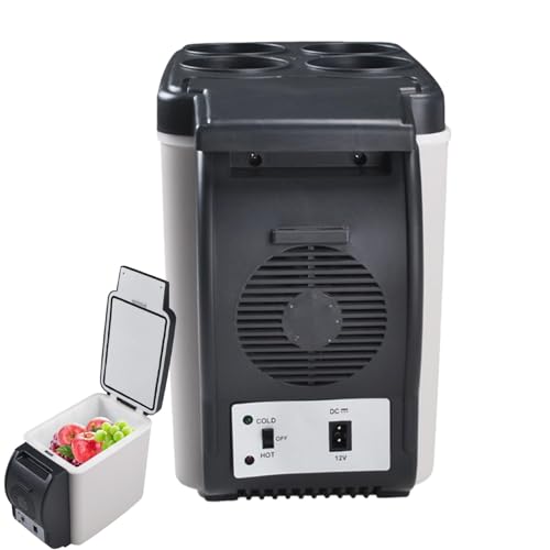 portátil para coche, de coche - de 12 voltios | Congelador de camping compacto portátil para refrigerador de coche eléctrico de 6 litros para refrigerador de coche de camping