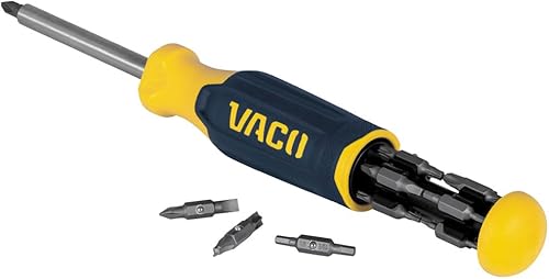 Miniatura 4 de VACO VAC1230 Destornillador multibroca, herramienta magnética 23 en 1 con destornillador de tuerca de 14 pulgadas y mango cómodo