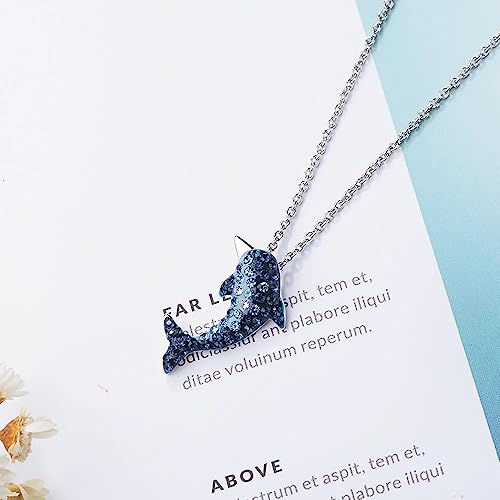 Colliers de Pendentif Bleu pour Femmes Bijoux de création fine - 5