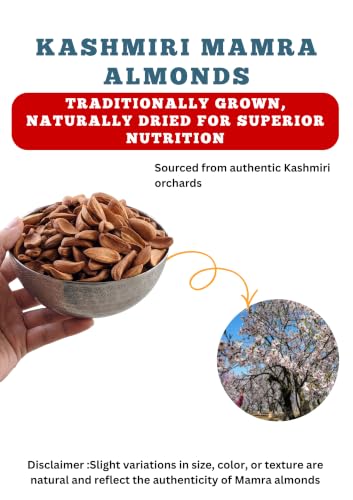 Image of Arctic Dryfruits Kashmiri Mamra Almonds (20g)| Badam Giri | Rich in Protein, Healthy Oils & Fats | No Additives or Preservatives | Natural Crunchy Dry Fruits