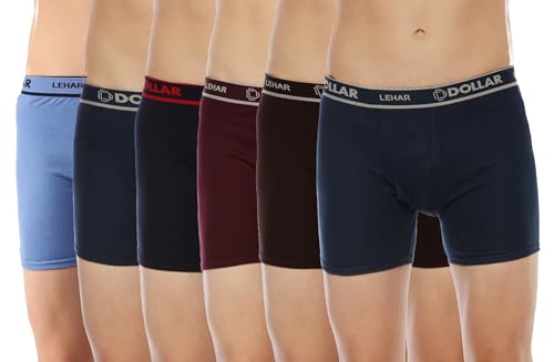 Image of Dollar Lehar Mens Combed Cotton Trunk - Actual Colour May Vary