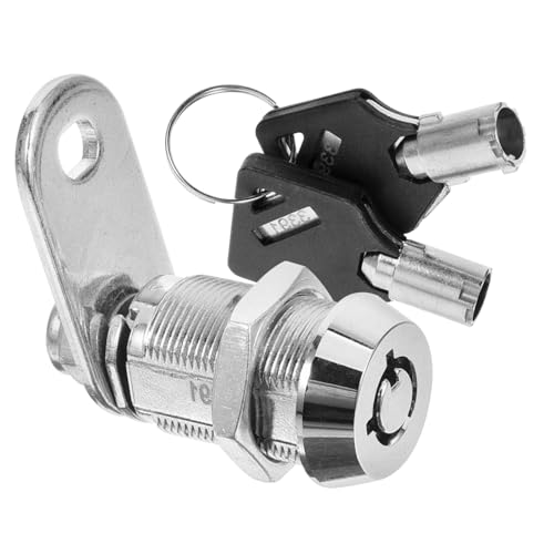 Holibanna Serrure à Came Métallique pour Cabinet Serrure de Sécurité pour Armoires avec Clé pour Protéger Vos Objets de Valeur