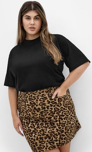 City Chic Women's Plus Size Skirt-Kyra Denim3