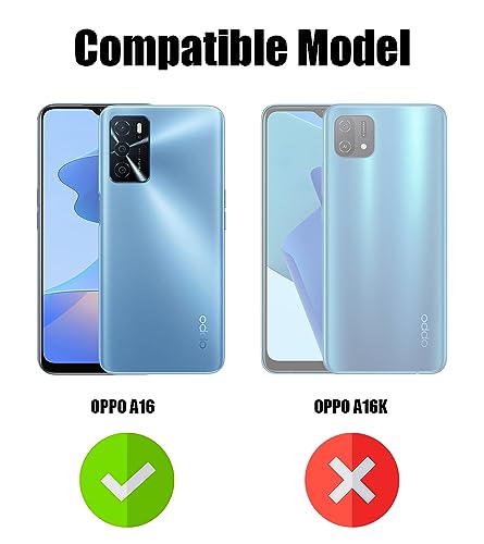 Image of Jkobi Lifetime Anti-Yellow Clear Back Cover Case for Oppo A16 (Sleek Hard Crystal | Shockproof and Camera Protection)