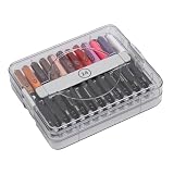 [Ensemble de 24 couleurs] Comprend 24 marqueurs acryliques et 1 boîte de rangement. Une riche sélection de couleurs aide à dessiner, à décrire l'écriture et à remplir de nombreux projets d'artisanat et activités artistiques.