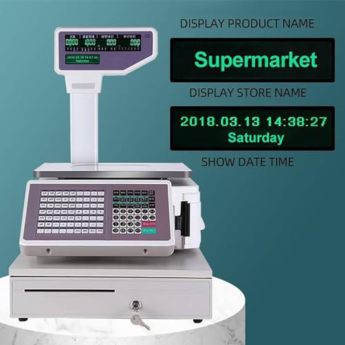 Báscula electrónica de código de barras 30Kg miniatura 3