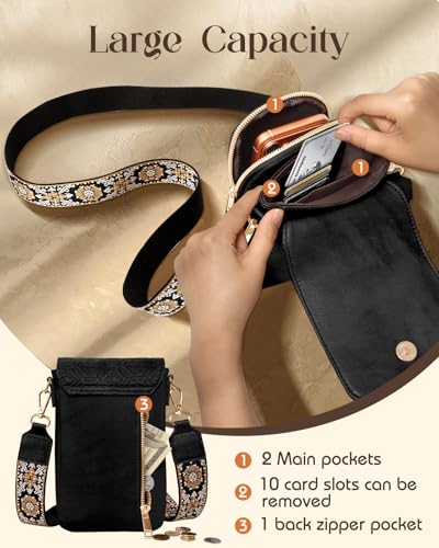 Image of Miss Adola Small Crossbody Bags for Women with Guitar Strap
