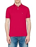  Tommy Hilfiger Tommy Regular Polo, Rojo (Persian Red 667), Large para Hombre