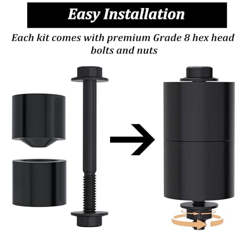 Image of Fit for Dzus Fastener Dimple Die Tool for Metal Fabrication,Quick Turn /Quarter Turn G8 Hex Head Bolt Nut,0.750 inch x 0.200 inch(Black)