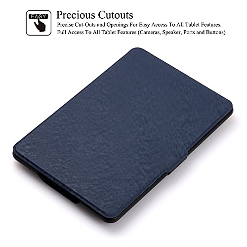 Reasun Case For Kindle Paperwhite 123, Slim Folio Magnetic Card Slots Cover With Auto Wake/Sleep Protective Case For Amazon Kindle Paperwhite 123 (2012, 2013, 2015, 2016 Version), Darkblue #TOP3