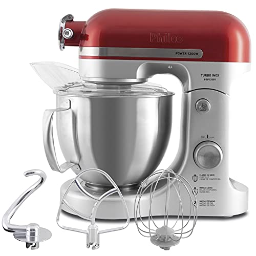 Batedeira Planetária Philco PBP1200V Inox 5l 1200W 127v