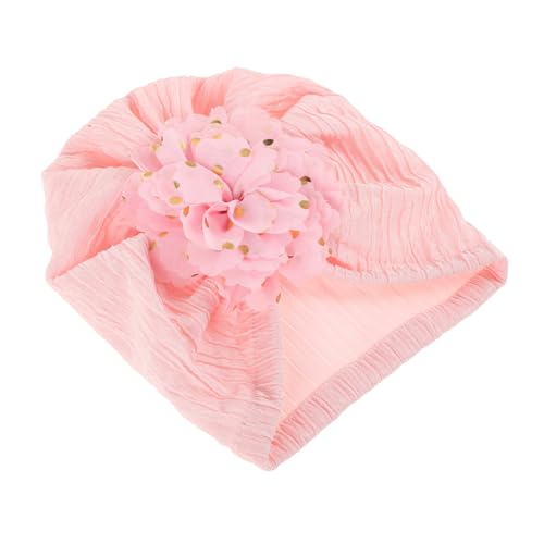 Stylish Newborn Beanie Hat for Lightweight Floral Cap for Versatile Shower Accessory for Boy Girl and Elegant Design Pink