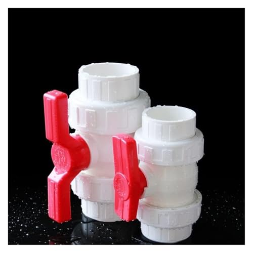 Válvula de bola de doble unión de PVC para conector de riego y tubos de 20-50 mm 8