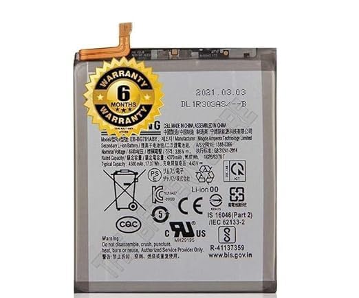 Image of THE BATTERY STORE Original EB-BG781ABY Battery for Samsung Galaxy S20 / A52 / A52s SM-A525F G780F G781B Battery with 6 Month Warranty****(Q136)