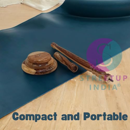 Image of Streetup India Wooden Trataka Candle Stand for Third Eye Opening Meditation with Adjustable Height