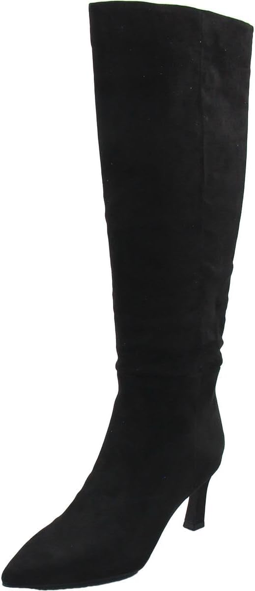 Anne Klein womens Rene 11 Black Suede