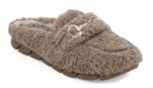 MIA Femme Mle-Cocoa chausson pantoufle chaud et confortable pour femme
