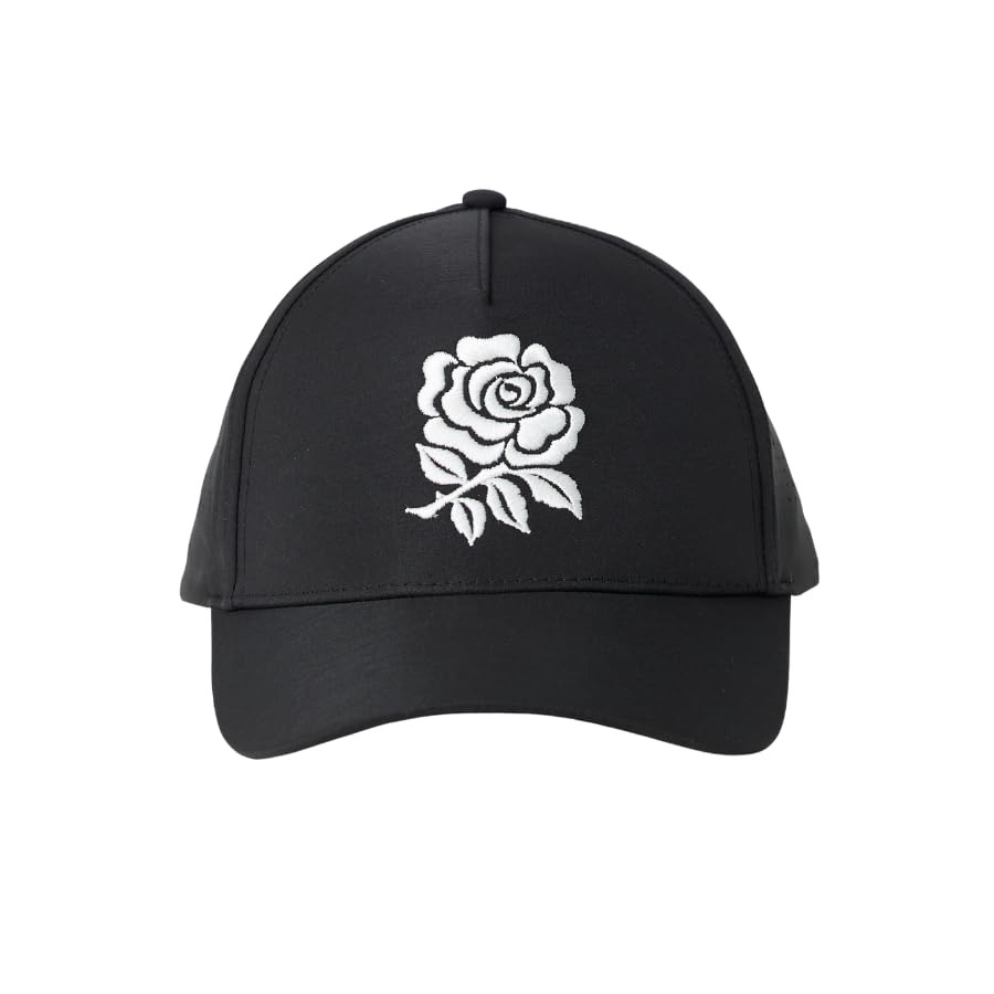 Castore England Rugby Unisex Team Cap Black/Persian Red O/S