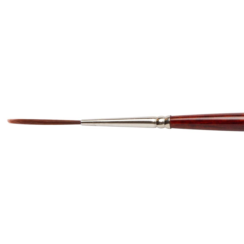 Pro-Arte Beige Pro Arte : Acrylix Rigger Synthetic Acrylic / Oil Brush Series 203 Short Handled Size 0 By Pro Arte