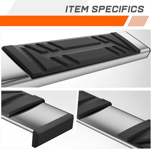 Estribos laterales compatib. Nissan Rogue 2014-20 acero miniatura 6