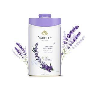 Yardley London English Lavender Perfumed Deodorizing Talc Talcum Powder 100gm, 3.5 Ounce