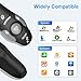 (4 Units) Wireless Presentation Clicker for PowerPoint, Wireless Presenter Remote with Laser Pointer Slide Clickers for Mac/Windows/Linux, Computer/Laptop, Google Slide/PPT/Keynote
