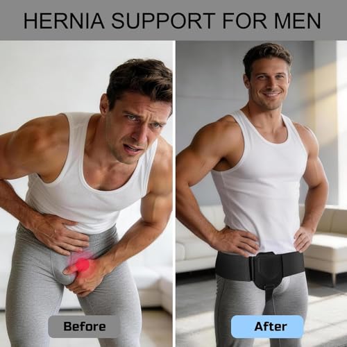 Faja para Hernia para Hombre Banda Ajustable Soporte Inguinal miniatura 5