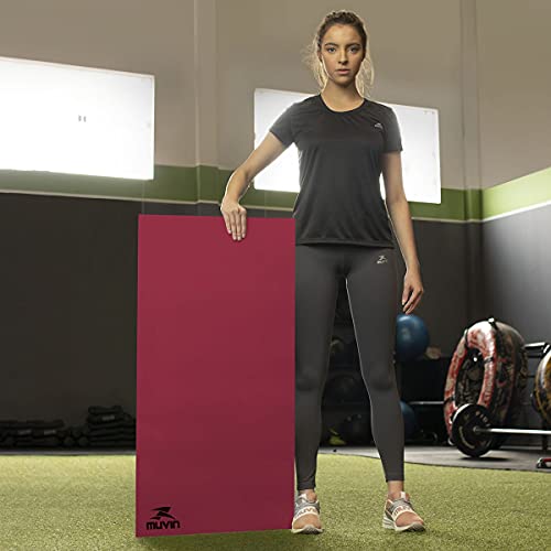 Colchonete de Exercícios em EVA Muvin Basics - Tamanho 100cm x 50cm x 1cm - Tapete para Academia Gin