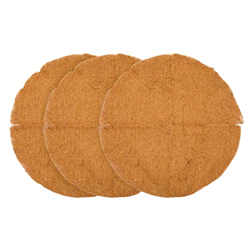 Coco Fiber Liner For 12” To 16” Hanging Metal Basket (24 In, 3 Pack) #TOP18