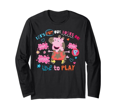 T-shirt Peppa Pig avec manches longues idéal pour jouer dehors
