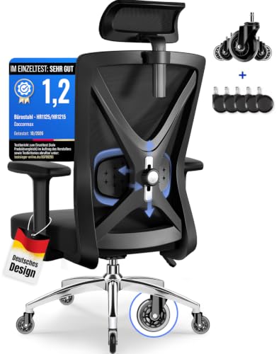 Daccormax Bürostuhl, Bürostuhl Ergonomisch Schreibtischstuhl...