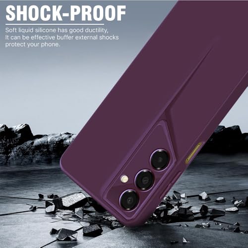 Image of WOW IMAGINE Slim Back Cover for Samsung Galaxy A16 5G | Blade Series Ultra Thin Case with Lightweight Design | Camera Protection | Soft Matte Silicone Flexible Mobile Case - Purple