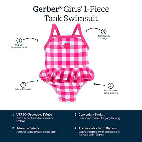 Image of Gerber girls One-piece Swimsuit