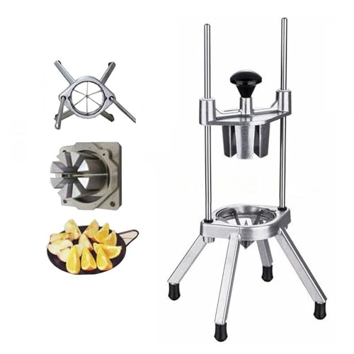 Cortador de cuña de limón y lima, cortador de verduras y frutas de grado comercial para patatas, tomates, cebollas, cortador de cocina perfecto