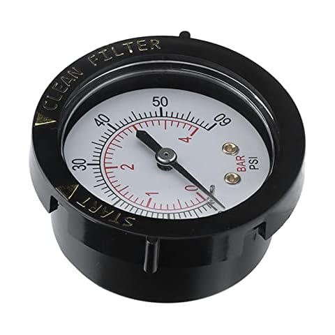 Sandzylinder Manometer, robustes langlebiges Pool Manometer Hohe Zuverlässigkeit für Schwimmbadfilter Cover
