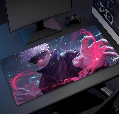 Image of Anime fearturing Large Gaming Mouse Pad, Extended Desktop Mat, 58 x 28 cm (DS 22)