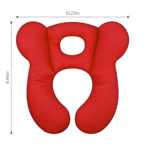 Image of XIGGA Baby Travel Pillow Soft for Strollers Airplane Car Seats Pushchairs, Suitable for Boys and Girls