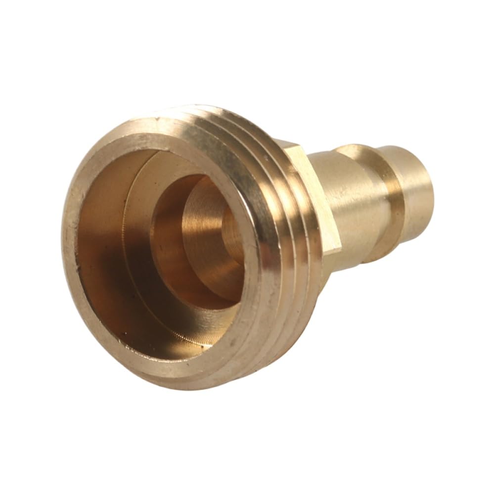 Adaptador de manguera giratoria hembra a hembra de 3/4 pulgadas, conexión rápida de 1/2 pulgadas a 3/4 pulgadas, Compatible con grifo Exterior RV