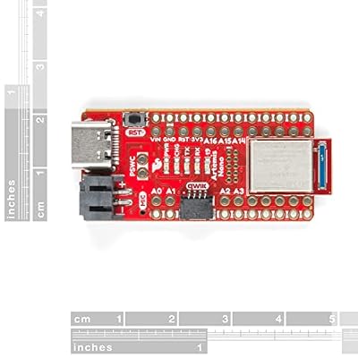 SparkFun RedBoard Artemis Nano - Machine Learning Development Board Includes BLE 1 megabyte of Flash USB-C Qwiic I2C MEMS Microphone Compatible with Arduino IDE TenserFlow Models Small Footprint