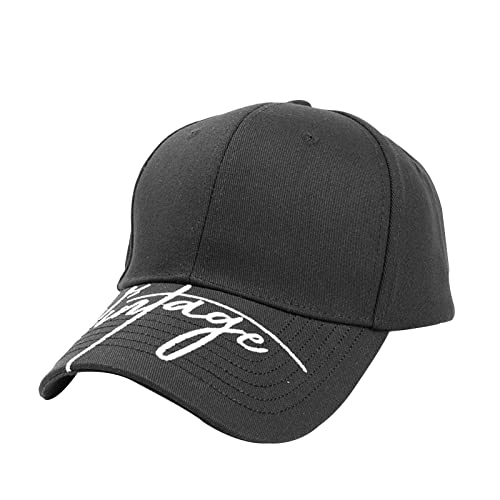 Women's Headwear Accessories h?XqfB[XbVXqpb`vbs[Xqg싅XUnisex Classic Low Profile Cotton (Black, One Size)