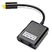 Produktbild CY Dual-Port-Audio-Adapter Toslink Digital optisch Audio-Splitter Glasfaser-Audio-Kabel schwarz