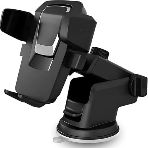 Suporte de Celular para Carro com Ventosa – Trava Automática, Ant...