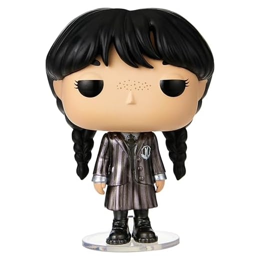 Funko Pop Wednesday Addams 1311 Metallic Hot Topic Exclusive