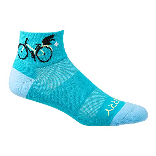 Terry Air Stream Socks - Women's Cycling Bike Mesh Ventilating Crew Socks
