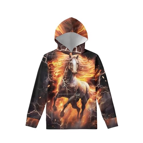 doginthehole Fashion Hoodies for Boys Girls Kids Youth Hooded Pullover Long Sleeve Sweatshirts Cute Animal Graphic2