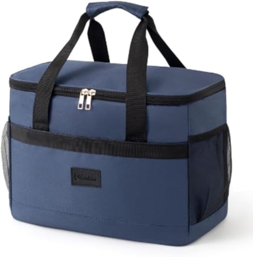 CokBlu クーラーボックス 20L 大容量 断熱保冷・保温両用 折りたたみ収納可能 ソフトタイプ 軽量 手提げ/肩掛け 2WAY お弁当収納バッグ 保冷バック ピクニック/運動会/キャンプ等レジャー全場面対応